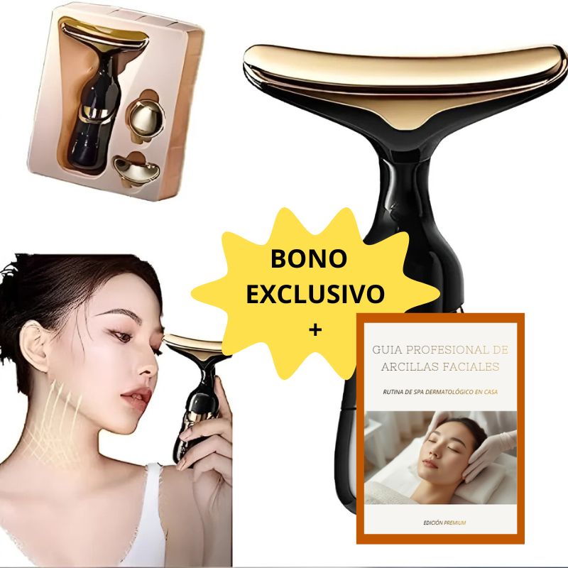 Masajeador Facial 3 En 1 Anti Arrugas + BONO 🎁